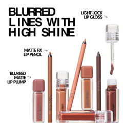 about-face Light Lock Lip Gloss Adore Me Chestnut shade enhances natural lip color.