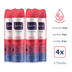 ABOVE Fierce and Savage pink pepper note enhances daily fragrance.