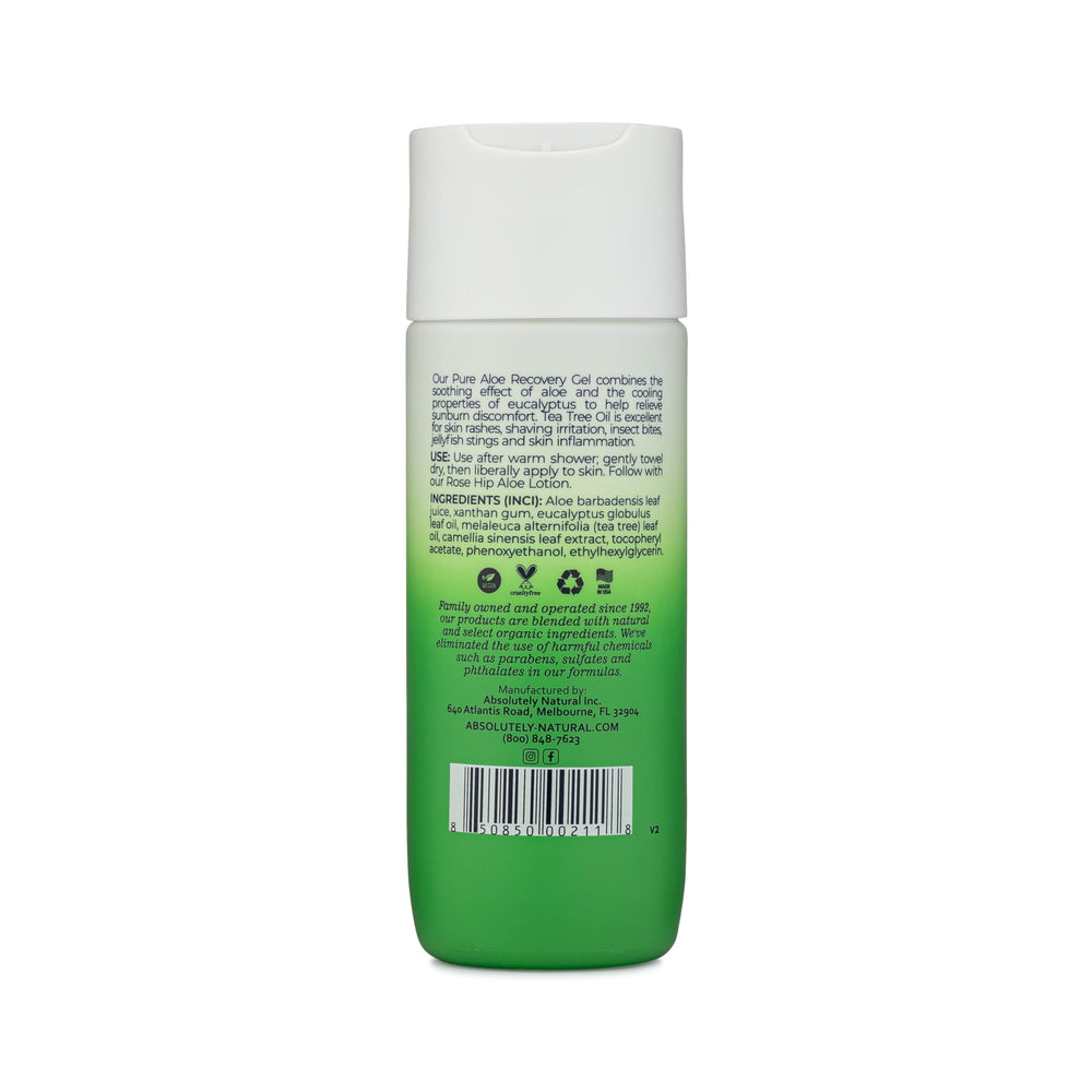 Evening sun care scene with Absolutely Natural Aloe Vera Gel