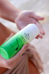 Product packaging display for Absolutely Natural Aloe Vera Gel 6 oz