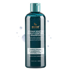 Abundant Natural Health Ocean Soothe Shampoo bottle pours for scalp hydration.