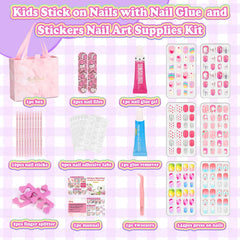 Acejoz nail tips variety showcases size and cute designs for easy matching