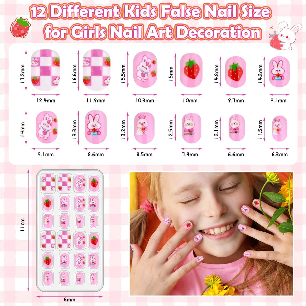 Acejoz pre-glue full-cover nails for quick, mess-free nail art sessions.