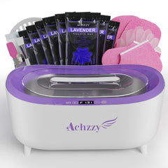 Achzzy paraffin wax machine display and control panel for precise temperature during sessions.
