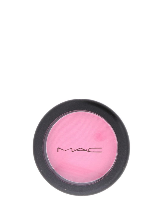 AcM MAC Sheertone blush Pink Swoon packshot with soft candy pink glow
