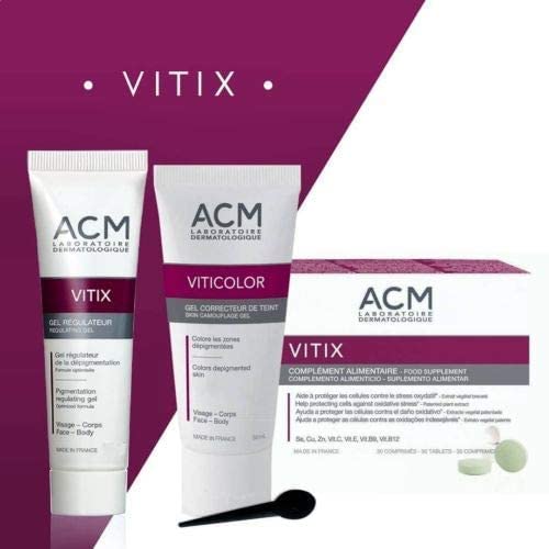 ACM Vitix Gel applied on skin, lightweight and fast-absorbing