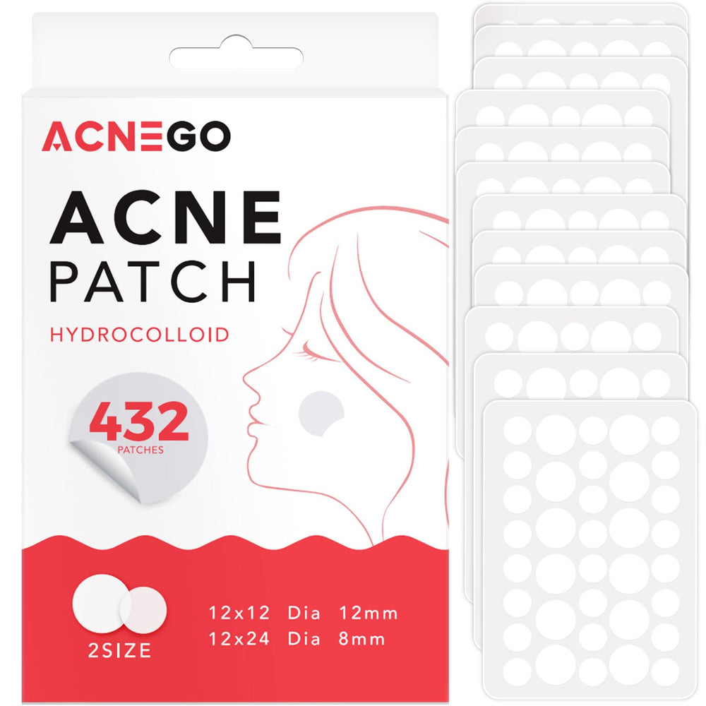 AcneGo invisible patch on face offers discreet coverage and breathable protection.