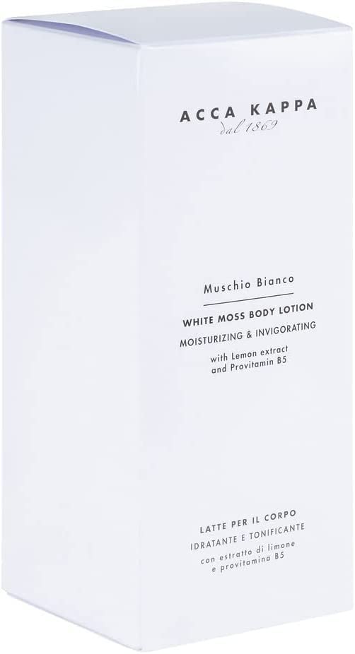 Acqua di Parma Muschio Bianco lotion close-up showing creamy texture for easy application.