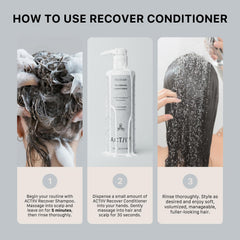 Pump-dispense action enables easy, mess-free application of ACTIIV Recover Thickening Conditioner