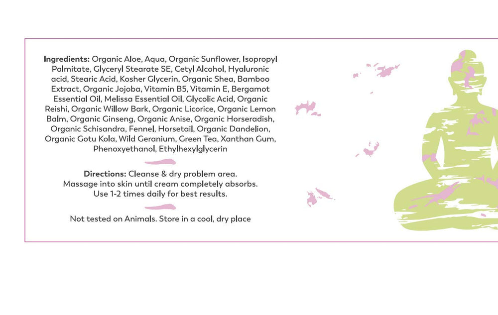 Active Bamboo Radiance Cream applied to the face for even skin tone.