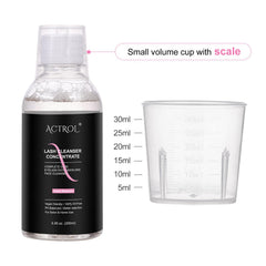 ACTROL Dilution Guide image showing 5 ml concentrate to 55 ml water