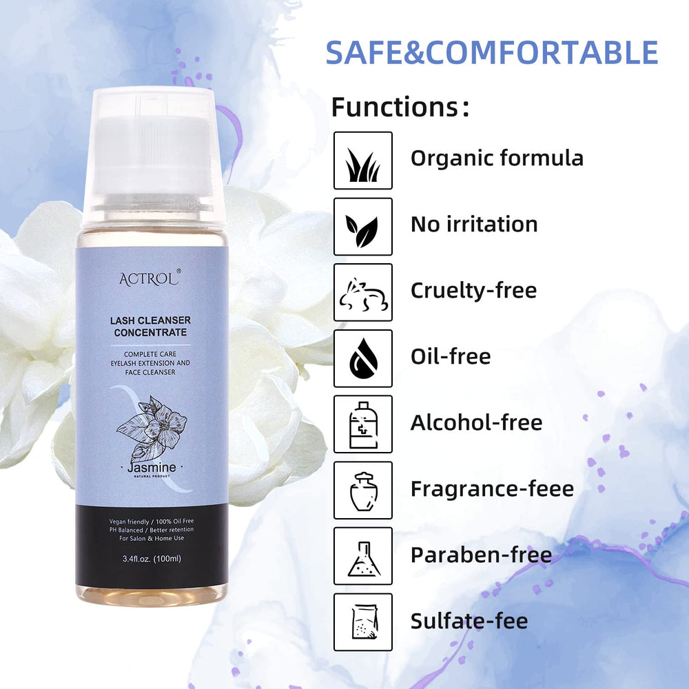 ACTROL double concentration dilution setup showing easy at-home salon prep.