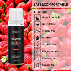 ACTROL concentrate bottle with cap shows easy dilution for home use