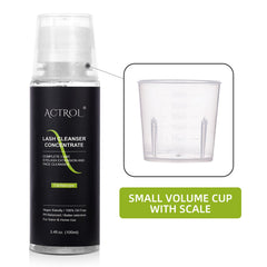 ACTROL Eyelash Cleanser Concentrate creates a gentle lash foam for daily cleansing.