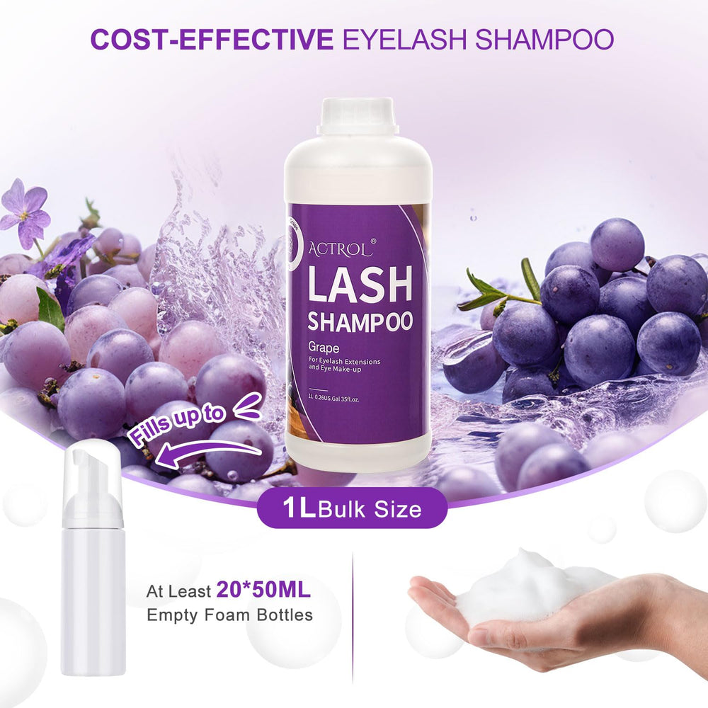 ACTROL Eyelash Extension Cleanser replaceable pump head for easy at-home refills