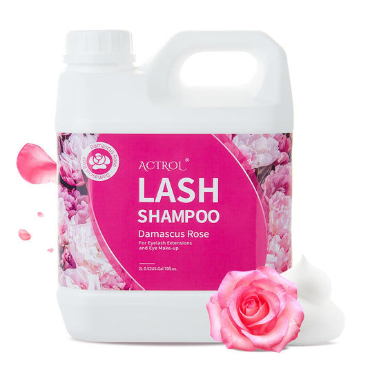 ACTROL Eyelash Extension Cleanser Rose bottle for salon-grade lash cleansing at home