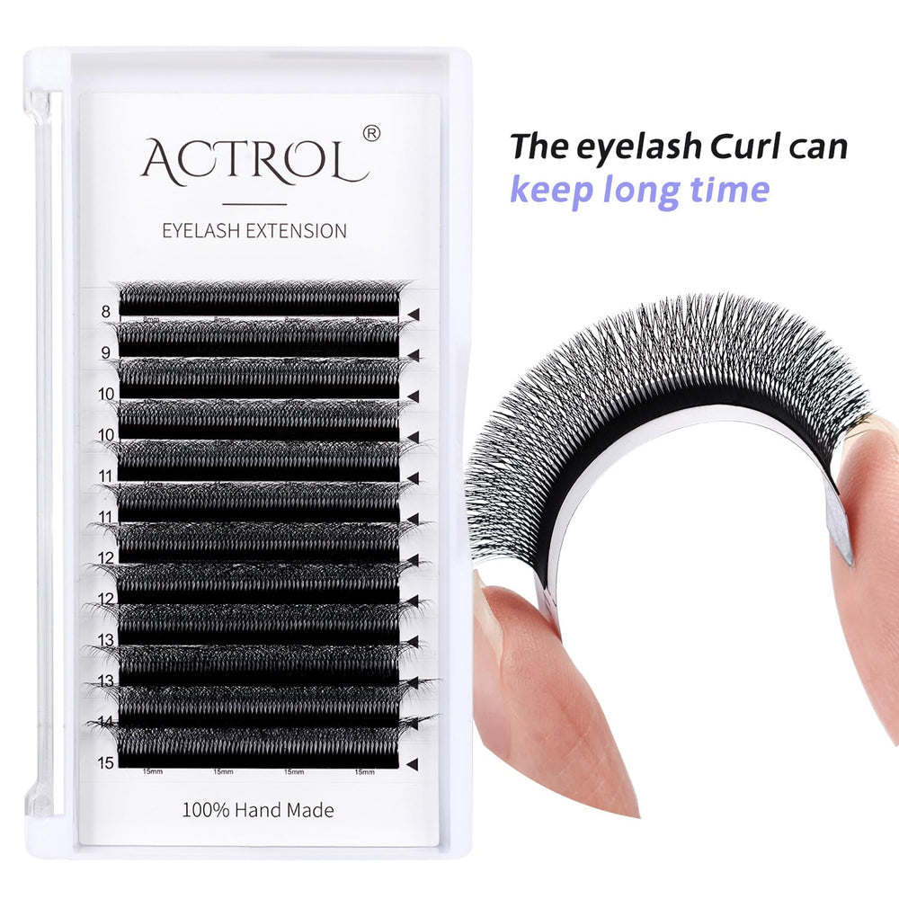 ACTROL W lashes 8D mix provides versatile lengths for customizing looks