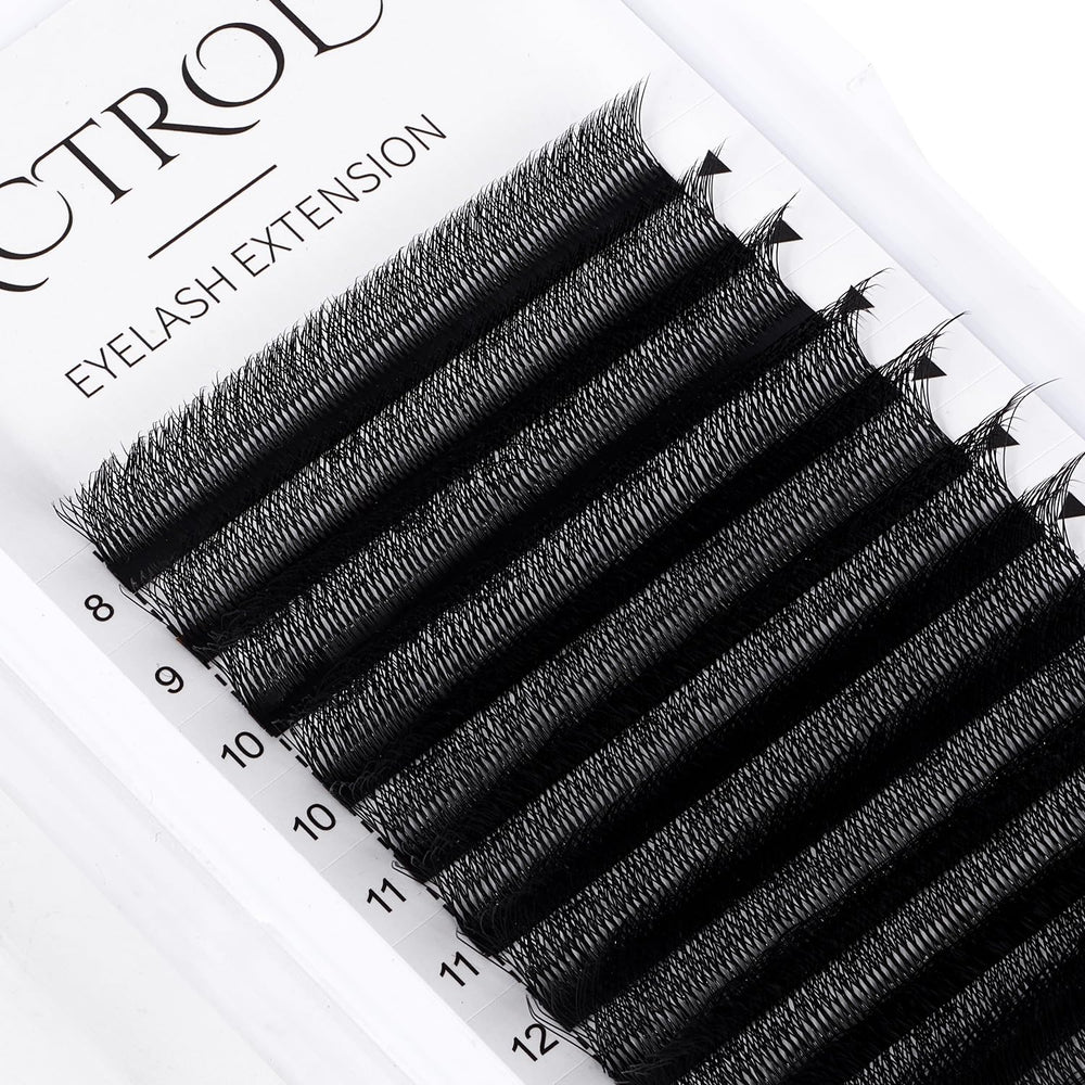ACTROL W lash extensions in salon setting showing durable curl even with steam exposure