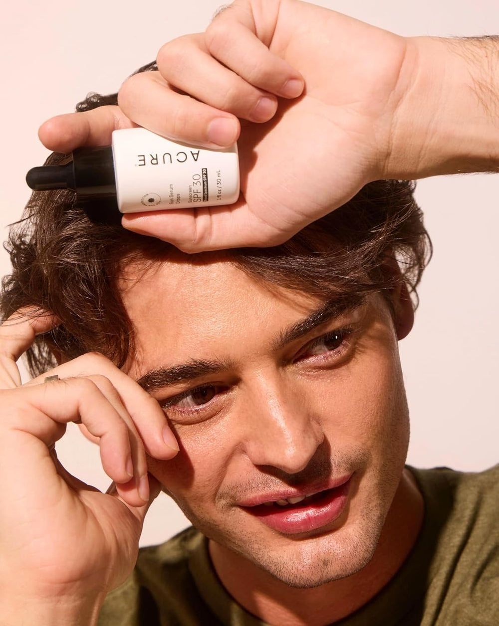 Acure Sun Serum Drops SPF 30 vitamin E and shea protection.