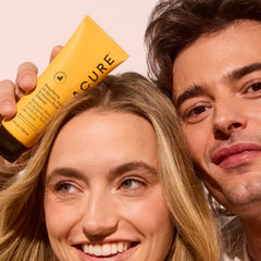 Acure two-pack boxes emphasize value and at-home skincare routine.