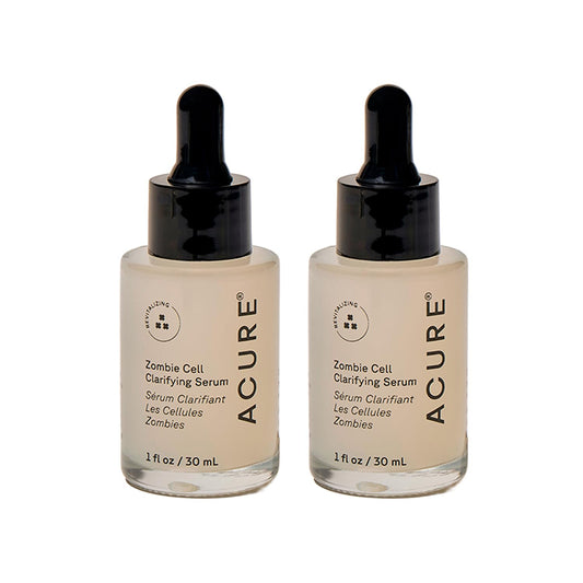 Acure Zombie Cell Clarifying Serum bottle front for daily hydration and tone