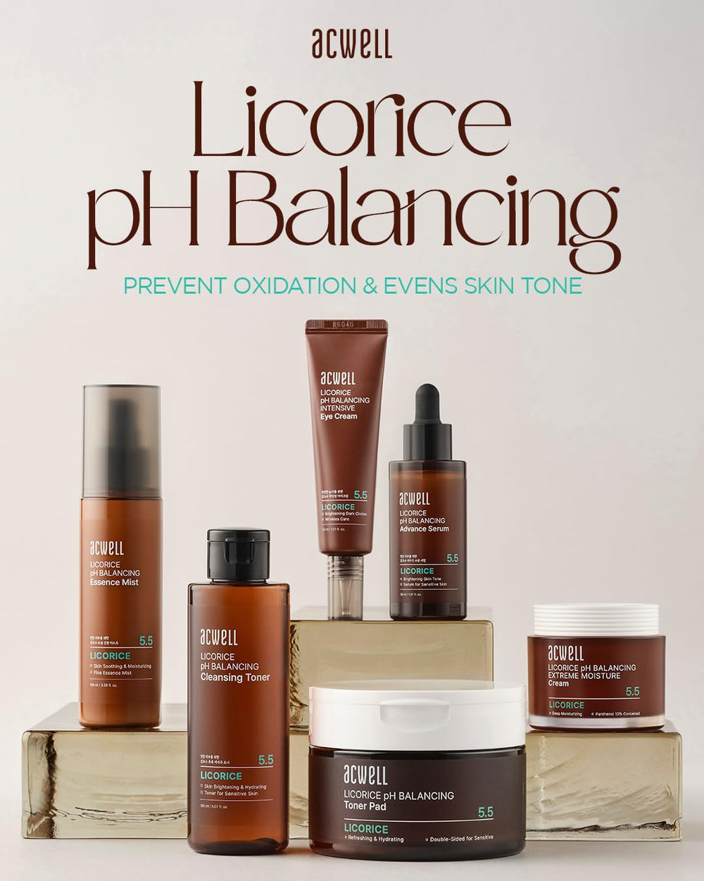 ACWELL Licorice eye cream suitable for all skin types, including sensitive.