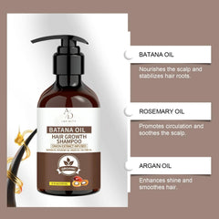 A/D Infinity onion extract shampoo close-up highlights follicle support.