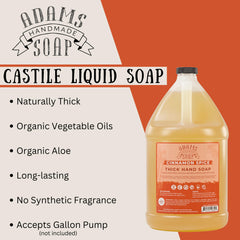 Adams Handmade Soap vegan and cruelty-free, USA-made packaging supports sustainable cleaning.