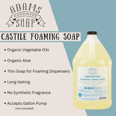 Adams Handmade Soap features eco-friendly USA-made formula with biodegradable ingredients