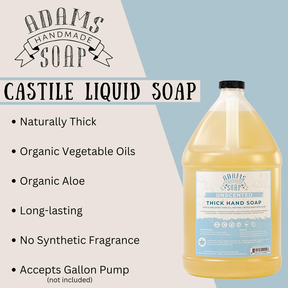 Adams Handmade Soap vegan cruelty-free label highlights plant-based ingredients