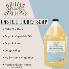 Adams Handmade Soap vegan cruelty-free label highlights plant-based ingredients