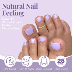 AddFavor adhesive tabs sheets facilitate quick, secure toe nail application.