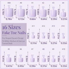 AddFavor glossy purple toe nails design offers salon-like shine at home.