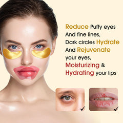 Adofect collagen lip mask close-up highlighting hydration and smooth lips.