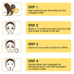 Adofect lip mask closeup moisture for instantly softened lip lines.