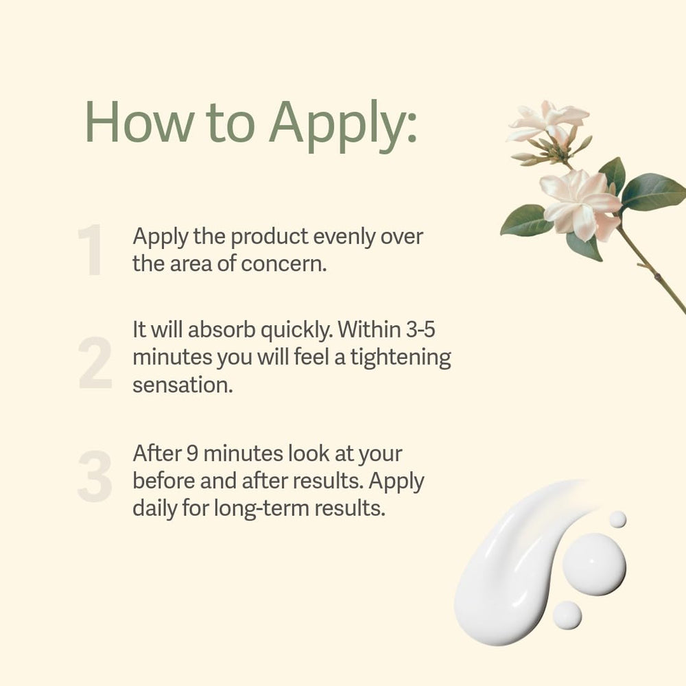 Adonia Organics LegTone packaging box highlights vegan, paraben-free formulation