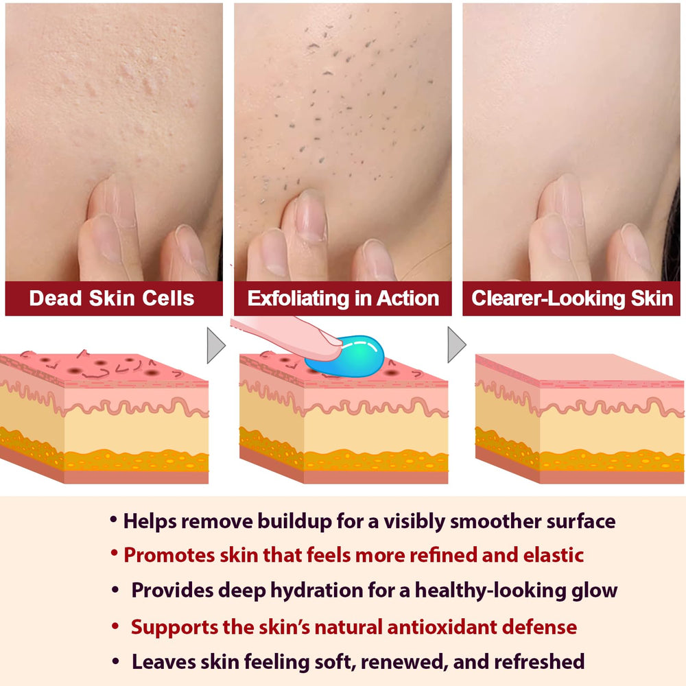 ADSBJUX Deep Pore Cleanser Visual emphasizes cleansing and impurity removal.