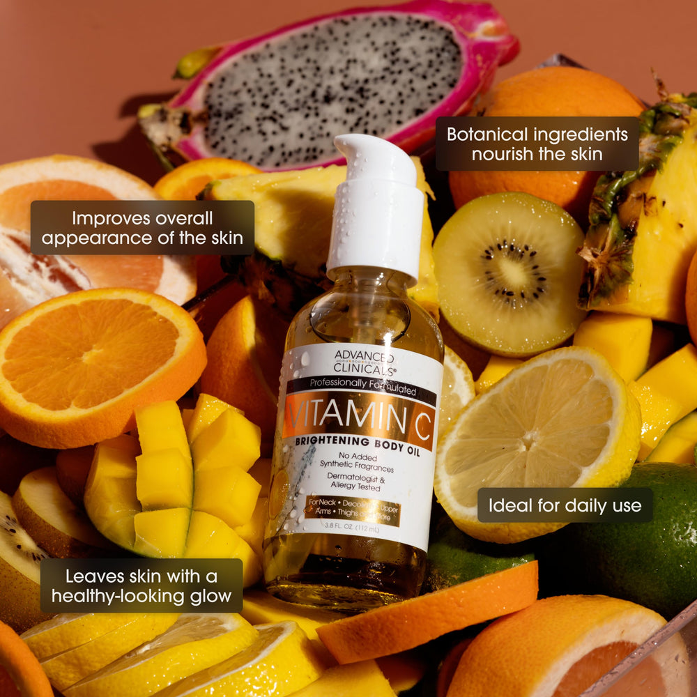 Advanced Clinicals Citrus scent notes emphasize fresh fragrance