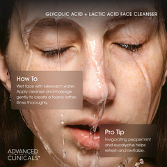 Advanced Clinicals Glycolic Face Wash tackles dull textured skin for smoother appearance