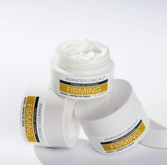 Advanced Clinicals puffiness reduction under-eye close-up for refreshed look.