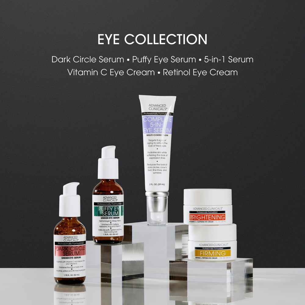 Daytime routine with Advanced Clinicals Vitamin C Eye Balm