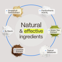 NutraM topical serum massaged into the scalp for absorption.