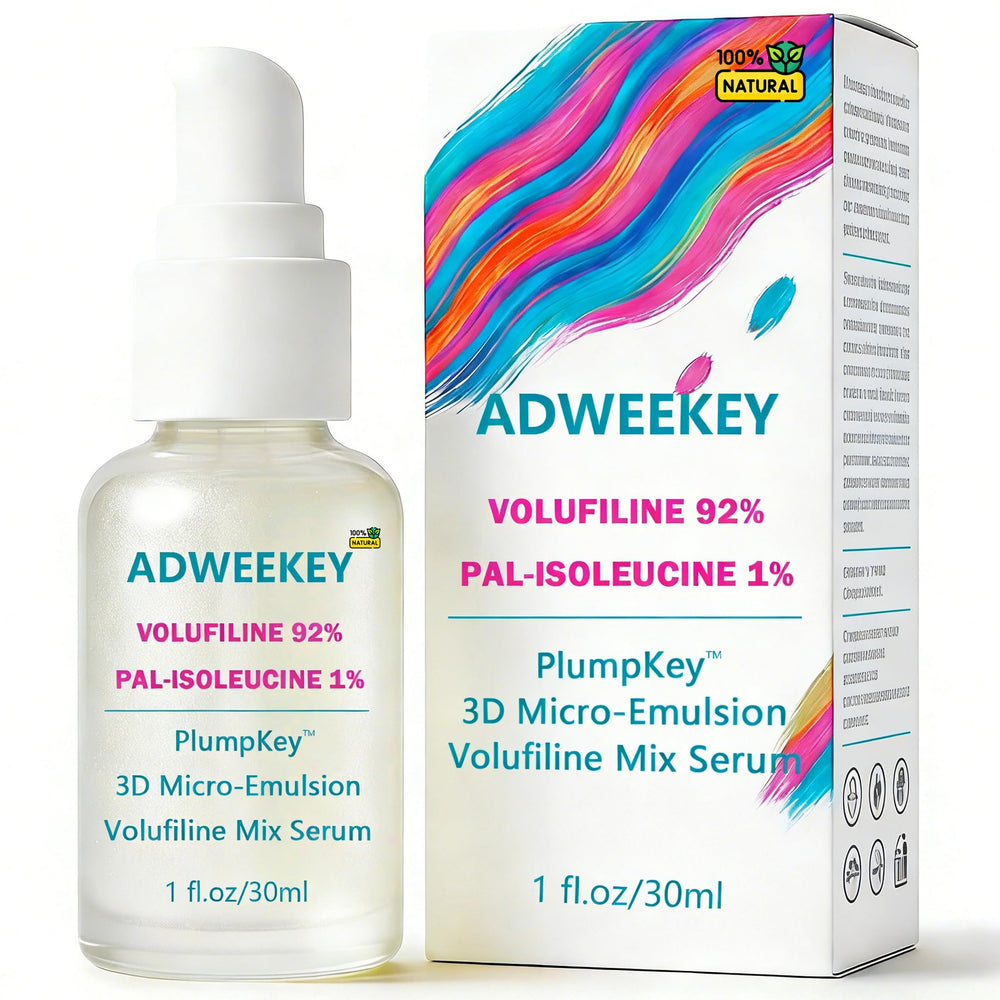 Adweekey Volufiline 92% serum bottle pump for clean dispensing
