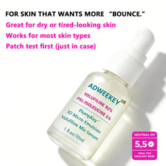 Adweekey Volufiline 92% serum under makeup shows compatibility with makeup layers