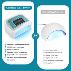 Aedavey nail lamp with 4 timer modes for precise curing