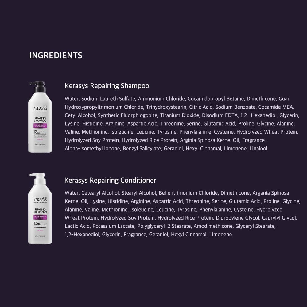 Aekyung Kerasys Repairing Hair finish with shiny strands