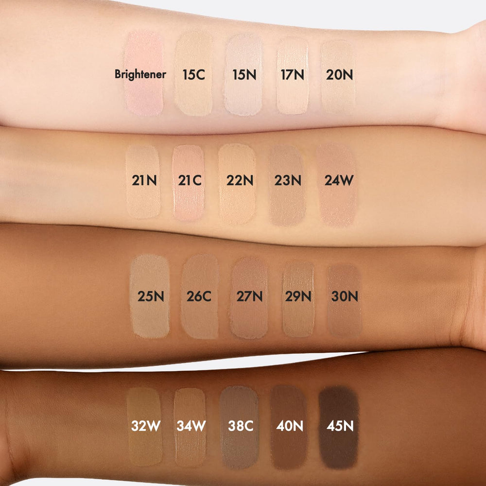 All-day wear depiction shows long-lasting coverage