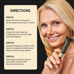 Aemerry eye area close-up reveals refreshed, brighter appearance.