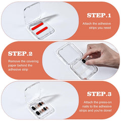 Aemygo travel-ready nail box fitting in a purse for on-the-go use