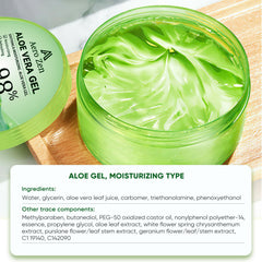 Aero Zen Aloe Gel delivers instant cooling after sun exposure.